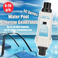 Salt water Pool System Chlorine Generator 26,000 Gallon with Complete Functions