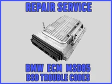BMW 550i 650i 750i 760i X5 X6 MSD85 DME ECM ECU BSD codes REPAIR SERVICE