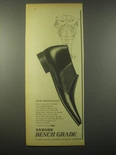 1965 Saxone Granton Shoes Ad - Duel Personality