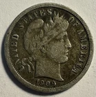 1909-P Barber Dime - (P7-13)