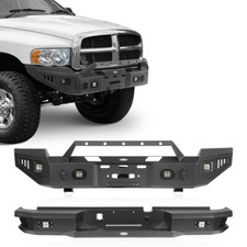Hooke Road Front Rear Bumper W Winch Plate Fit Dodge Ram 2500 3500 2003-2005 Hooke Road Front Rear Bumper W Winch Plate Fit Dodge Ram 2500 3500 2003-2005