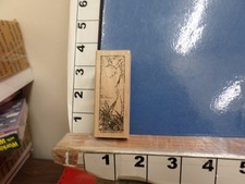 trees nature plants grass branches rubber stamp 5u