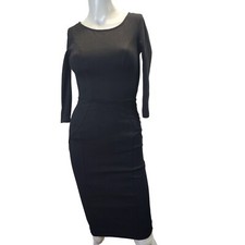Unique Vintage Black Bodycon Dress XS NWT