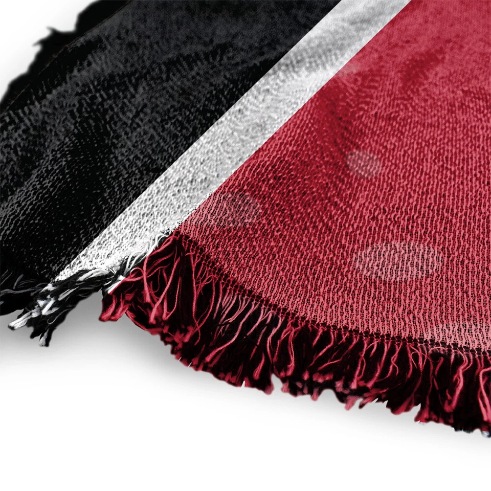 Manta Ball State University, 50"x60" Logo Lunares Tejido Mezcla Algodón Tiro Foto 3 de 4