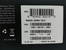 OoMA TELO PUREVoice HD FREE SMART PHONE FOR YOUR HOME PHONE SERVICE 