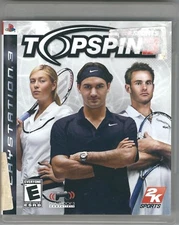 USA - Top Spin 3 Playstation 3 Video Game - MARIA SHARAPOVA - ROGER FEDERER