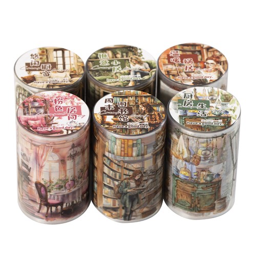 Corner of Life PET Tape Kitchen Bedroom Library Stickers DIY Scrapbooking Crafts - Picture 7 of 13