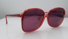 Vintage Elan 499 Burgundy Oval Sunglasses Hong Kong FRAMES ONLY