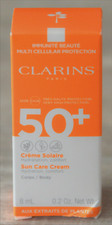 ClarinsSun Care Cream Sonnencreme für den Körper LSF 50 Probiergröße  8ml-Neu
