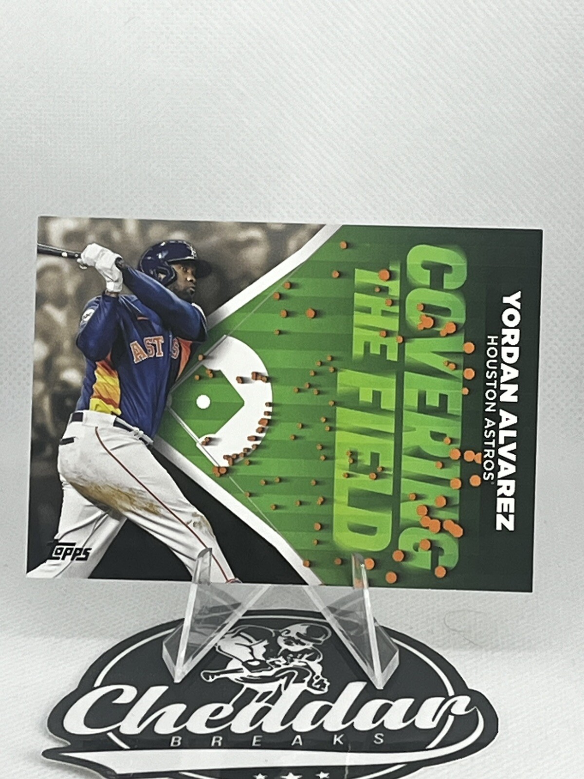 2024 Topps Series 2 Yordan Alvarez CTF-17 Covering The Field Insert Astros