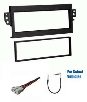 1 DIN Car Stereo Radio Install Dash Mount Kit Ant Wire for some GM Chevrolet GMC