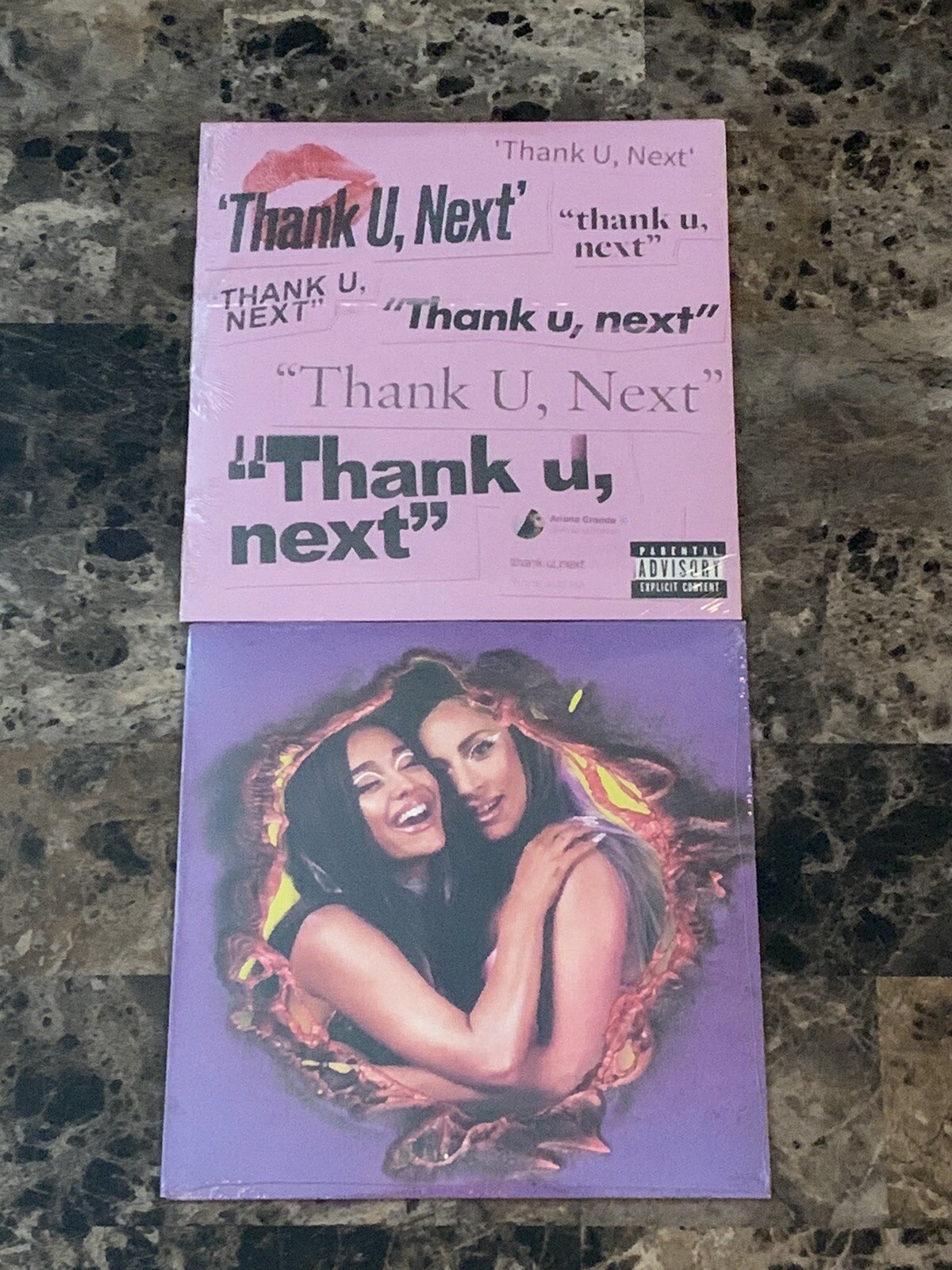 Lady Gaga Ariana Grande Rain On Me Thank U Next 7" Vinyl Single Limited Edition