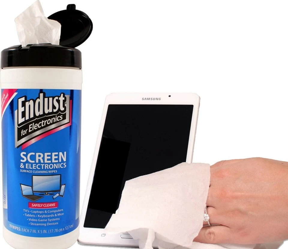 Plasma TV Screen Wipes Flat Screen Cleaner LCD Laptop Monitor Cleaning 70 Count - Image 4 of 4