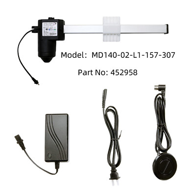 Linear Actuator Limoss 452958 Motor MD140-02-L1-157-307 Kit for Recliner Chairs