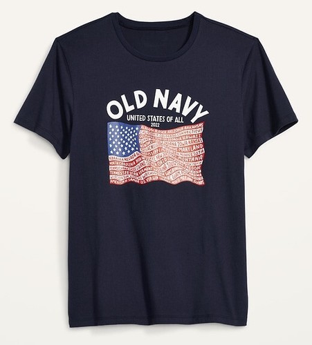 old navy american flag t shirt