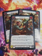 3x Ratchet Up Blue Foil Playset Bright Lights Flesh and Blood FAB