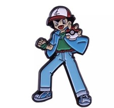 Pokemon Ash Pokeball Metal Enamel Pin Badge Anime Gamer