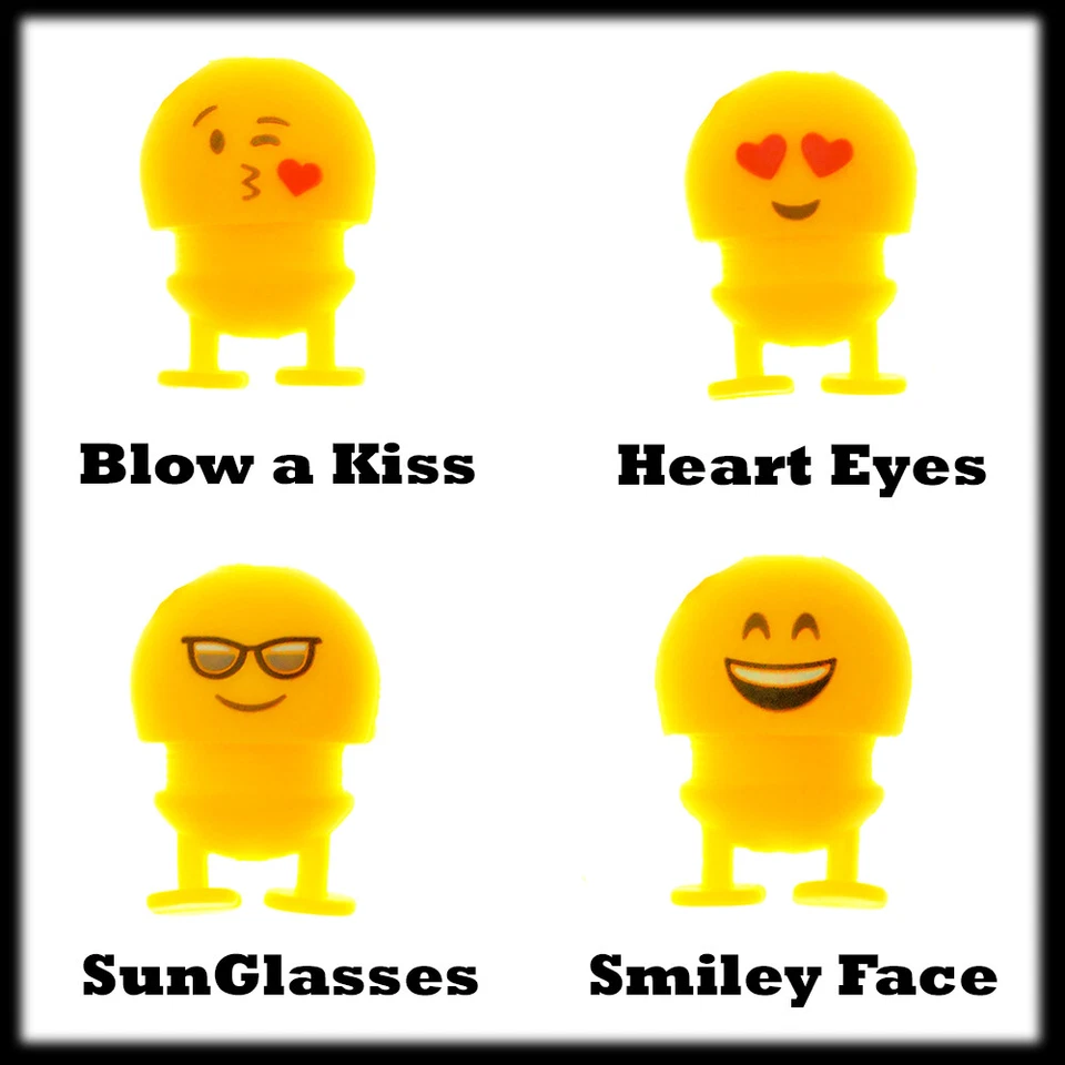 LED Glowing Lighted Light Up EMOJI Charging Charger Cable Cord - Many Colors! - Image 4 of 4