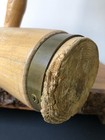 Vtg Alvin Wooden Croquet Mallet Brass Wrapped Heads Pre-owned Rare 37” — photo 9