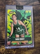 2026 Wild Card Lucky Strike Splat 1/1 Bob Cousy Boston Celtics