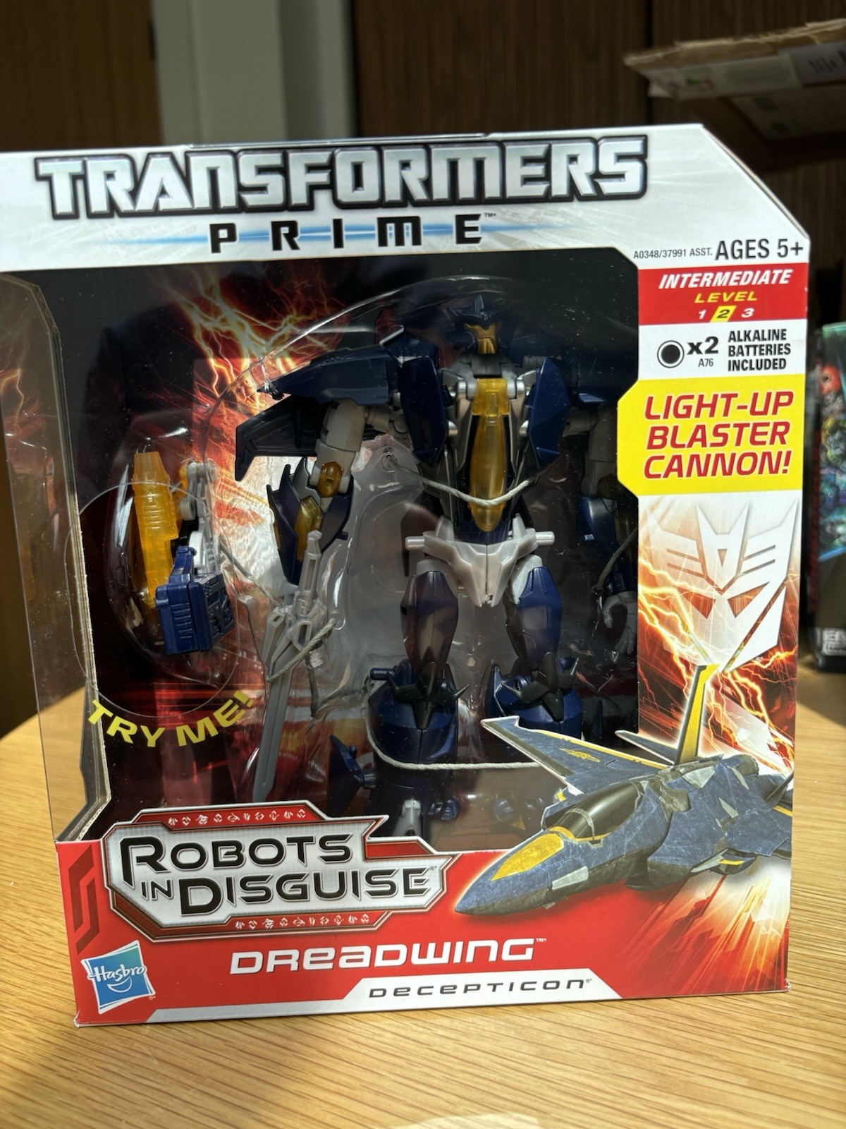 Transformers Prime Robots In Disguise Dreadwing Voyager Class MISB New & Sealed