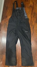 Arctix Real Life Gear Women's Black Snow Bib Pants L/G 31" Inseam Ski