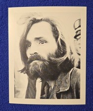 1995 CHARLES MANSON WHO'S WHO TRIVIA GAME CARD HELTER SKELTER