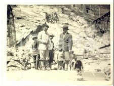 1930 VAL FORMAZZA (VB) Giuseppe BOTTAI visita impianti centrale idroelettrica