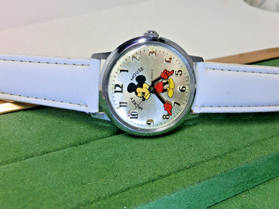Seltene HELBROS Mickey Mouse-Herrenuhr, 70er Jahre