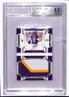 2024 National Treasures J.J. McCarthy RC Jumbo Patch Auto Book #/99 BGS 8.5/10