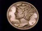 1923-S Mercury Dime, Fine Grade.