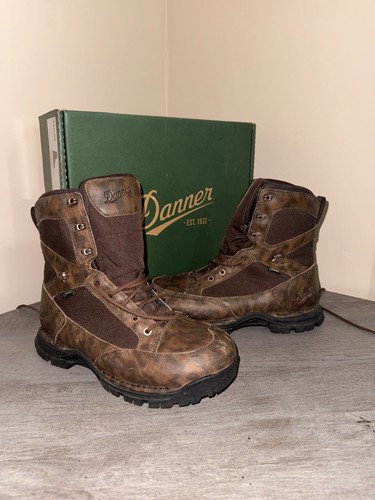 Danner Pronghorn 8" Hunting Boots Brown CamoHide Leather Goretex Men’s 9.5 EE - Picture 13 of 24