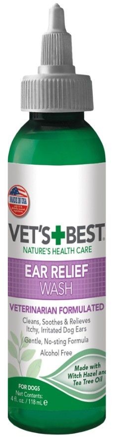 Dog, Vets Best Ear Relief Wash for Dogs (4 oz)