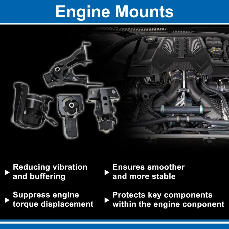 Montaje de motor 4 piezas NºA62063/A4221/A4230/A4218 para Pontiac Vibe 2003-2008 Foto 3 de 4