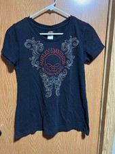 Harley-Davidson BattleCreek, Michigan Women's Short Sleeve/Black/Size Large