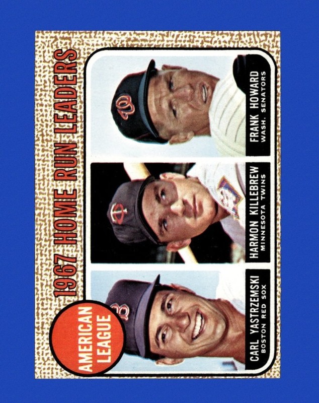 1968 Topps Set-Break #  6 A.L. Home Run Leaders EX-EXMINT *GMCARDS*