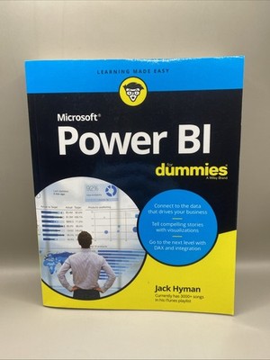 Microsoft Power BI for Dummies Paperback Jack A. Hyman - Free Shipping