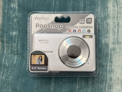 Vivitar Pop SNAP Digital Camera  16x200m 44MP 1080HD 2.4 SCREEN. White 