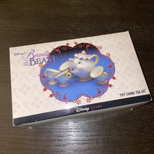 Vintage Disney Beauty and the Beast Toy China Tea Set Mrs. Potts  Chip 6 pc