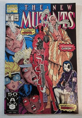 New Mutants #98 NM- 1st Appearance of Deadpool Rob Liefeld 1991 High Grade