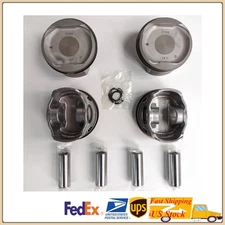 2.4 2AZFE Pistons w/ Rings For 2007-2013 Toyota Matrix Camry RAV4 Scion tC Lexus