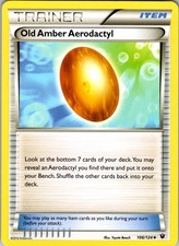 Old Amber Aerodactyl Uncommon FCO 106/124 LP
