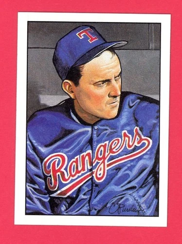 1990 Bowman Baseball ~ NOLAN RYAN ~ Art Sweepstakes Card - Texas Rangers ~ HoF