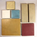 Group of 7 Rookwood Faience Matte Glazed Colored Arts and Crafts Tiles c. 1910