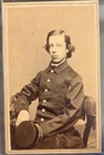 CDV of Artist Xanthus Smith in his Navy Clerks uniform.