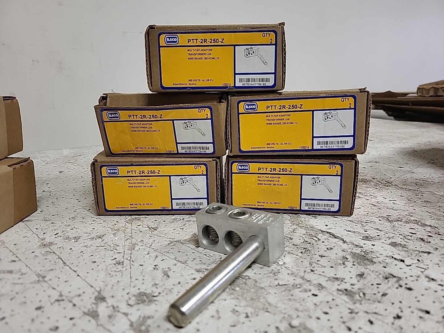 ILSCO PTT-2R-250-Z Multi-Tap Adaptor Transformer Lug 250 KCMIL-12 (2 PACK)