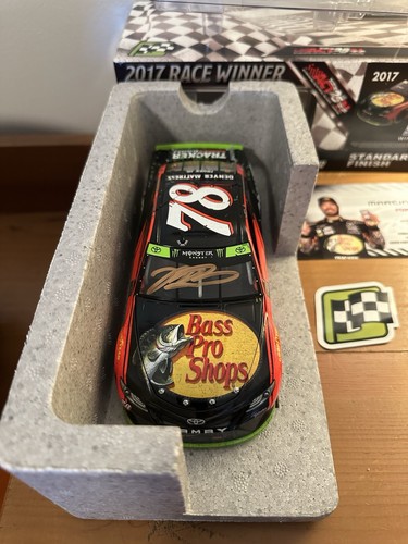 RARE! AUTOGRAPHED 2017 MARTIN TRUEX JR HOMESTEAD CHAMPIONSHIP WIN