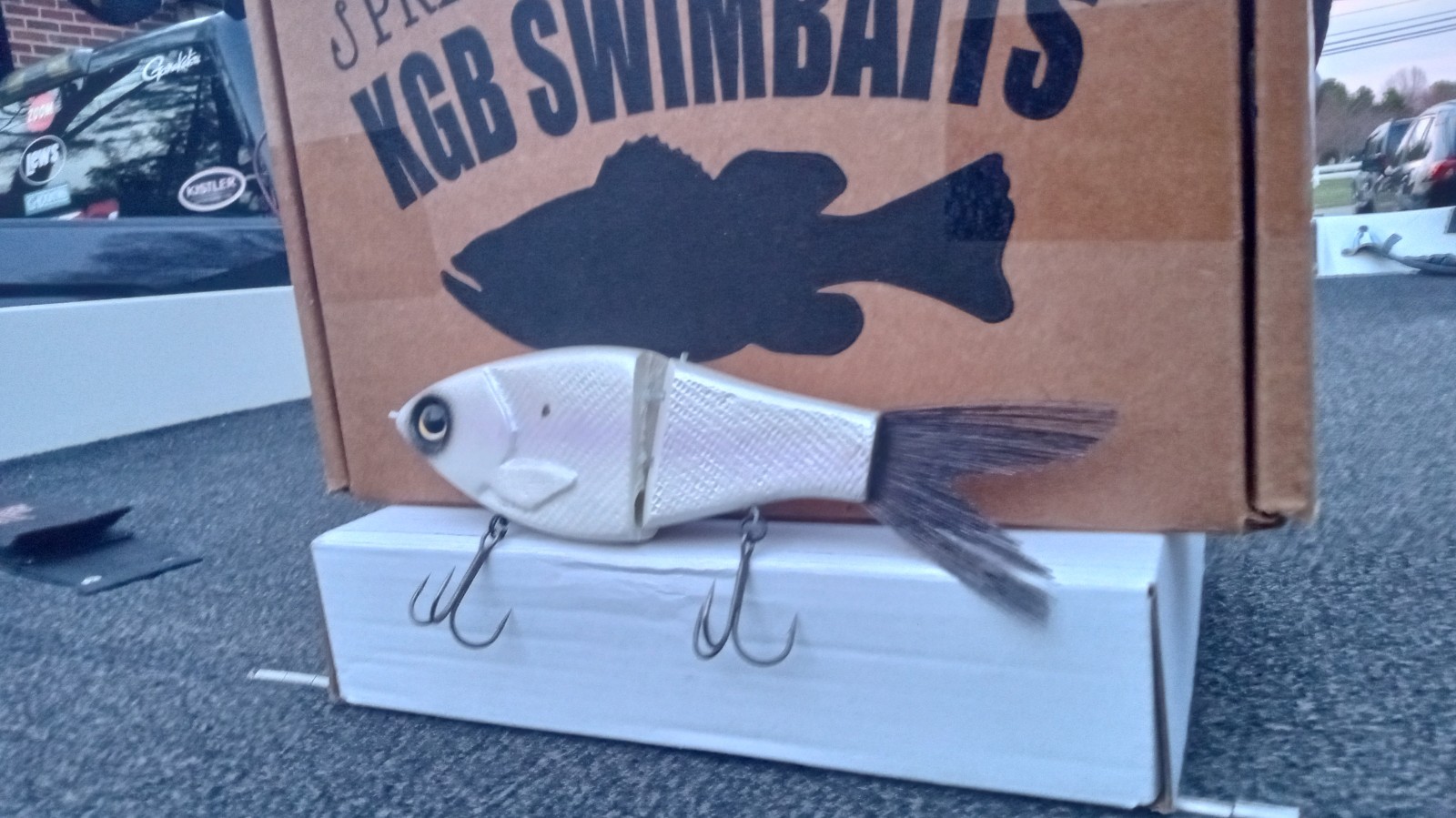 CLUTCH SWIMBAIT CO OG GLIDE BAIT (PEARL SHAD) BRAND NEW 🔥 clutch,kgb,etc - Image 6