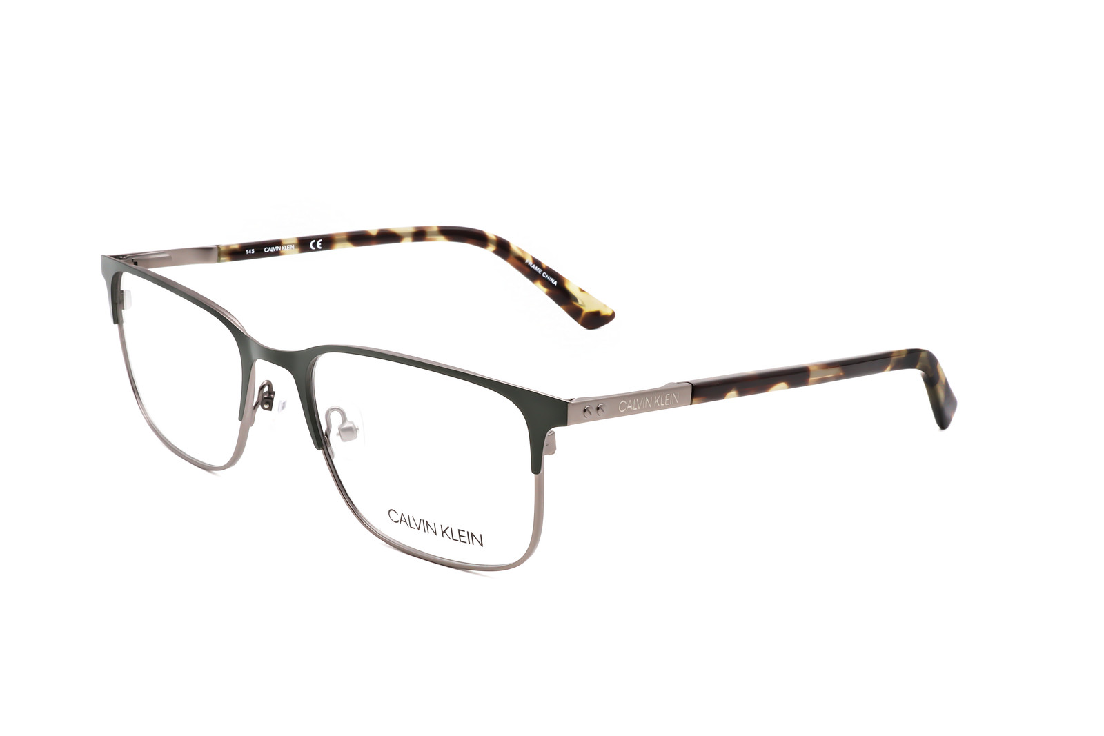 Calvin Klein Mens 55 mm Matte Forest Green Opticals CK19312-307-55 5890₽