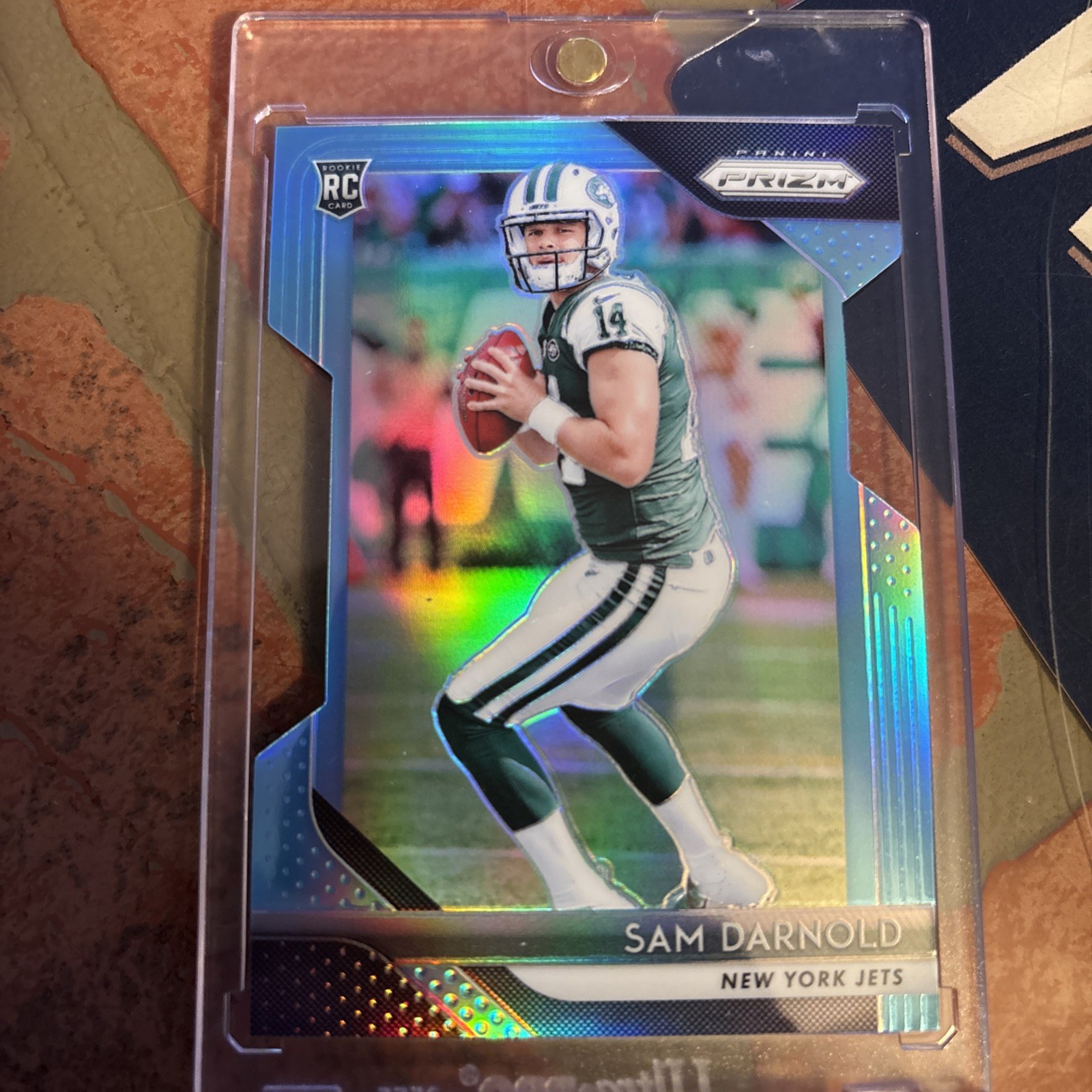 Sam Darnold 2018 Panini Prizm DIE-CUT Rookie LIGHT BLUE Prizm /199 *SB LX CHAMP*